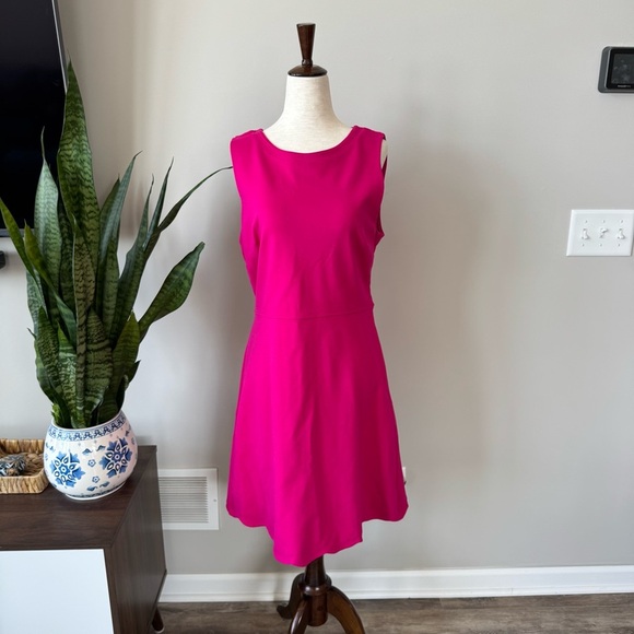 Kate Spade Open Scallop Back Ponte Dress - Color: Kinetic Pink Casual - Picture 2 of 13